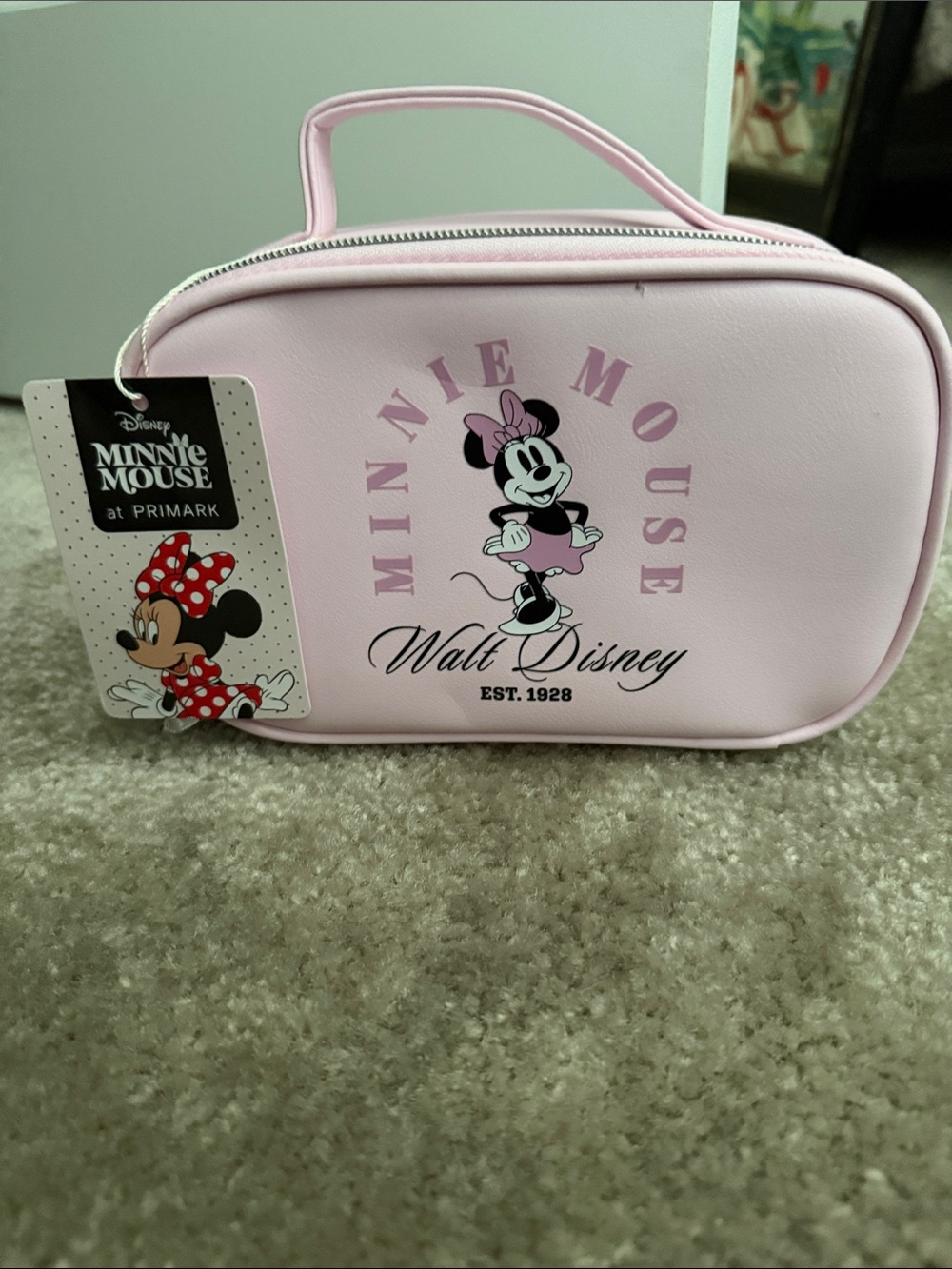 Primark Pink Minnie Mouse Kids Cosmetic Case